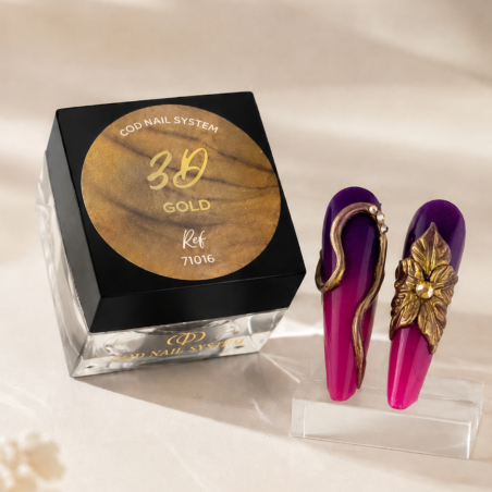 Pot et capsule de la 3D Gel Gold